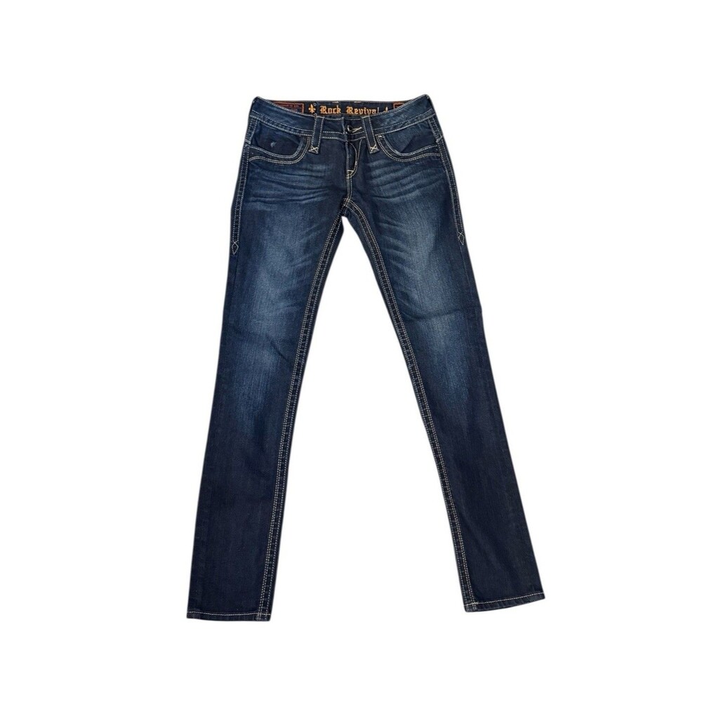 Rock Revival Women's Sz 27 Adele Skinny Jeans